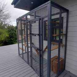  Grey Glide Lean-To – 8ft Long x 3ft Wide x 7.5ft Tall 🖌️🐾🌫️